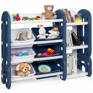 Kids' Toy Storage Organizer with Bins & Multi-Layer Shelf product image Kids' Toy Storage Organizer with Bins & Multi-Layer Shelf product image