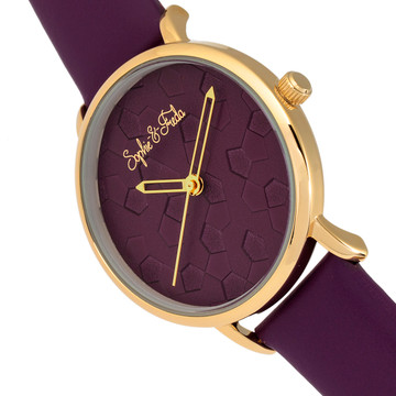 Sophie & Freda™ Breckenridge Watch with Leather or Stainless Steel Strap product image Sophie & Freda™ Breckenridge Watch with Leather or Stainless Steel Strap product image