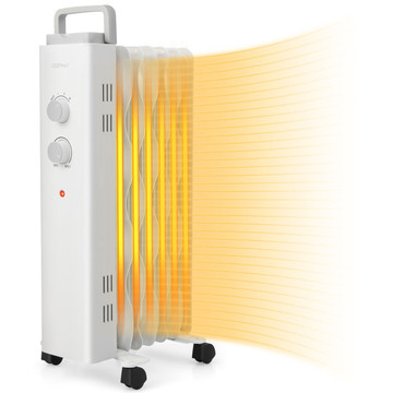 1500W Oil Filled Space Heater with Universal Wheels and 3-Level Heat product image 1500W Oil Filled Space Heater with Universal Wheels and 3-Level Heat product image