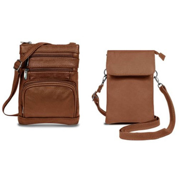 Genuine Leather Crossbody Purse & Small Crossbody Pouch product image Genuine Leather Crossbody Purse & Small Crossbody Pouch product image