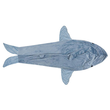 Kids' Shark Wearable Hooded Blanket by NewHome™ product image Kids' Shark Wearable Hooded Blanket by NewHome™ product image