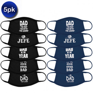 Fabric Non-Medical Dad Masks (5 Pack) product image Fabric Non-Medical Dad Masks (5 Pack) product image