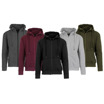 Men’s Fleece-Lined Full-Zip Hoodie (1- to 3-Pack) product image Men’s Fleece-Lined Full-Zip Hoodie (1- to 3-Pack) product image