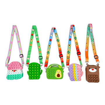 Kids' Fruity Pop-it Bubble Fidget Handbag product image Kids' Fruity Pop-it Bubble Fidget Handbag product image