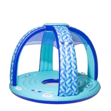 WOW® Canopy Island Inflatable Pool Float product image WOW® Canopy Island Inflatable Pool Float product image