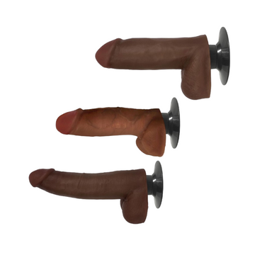 Jock™ 6- to 8-Inch Vibrating Dildo with Balls product image Jock™ 6- to 8-Inch Vibrating Dildo with Balls product image