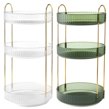 NewHome™ 3-Tier Rotating Makeup Organizer product image NewHome™ 3-Tier Rotating Makeup Organizer product image