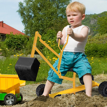 Costway Kids Ride-on Sand Digger Excavator product image Costway Kids Ride-on Sand Digger Excavator product image