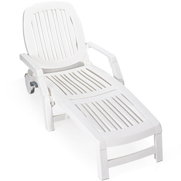 Costway Patio Adjustable Reclining Sunlounger  product image Costway Patio Adjustable Reclining Sunlounger  product image