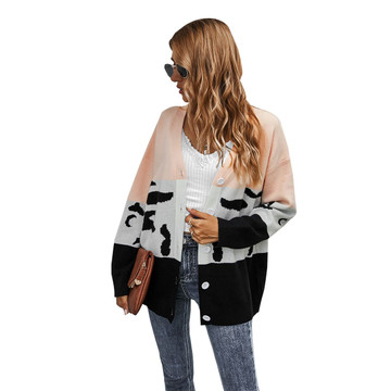 Women's Colorblock Large Button Knit Cardigan product image Women's Colorblock Large Button Knit Cardigan product image