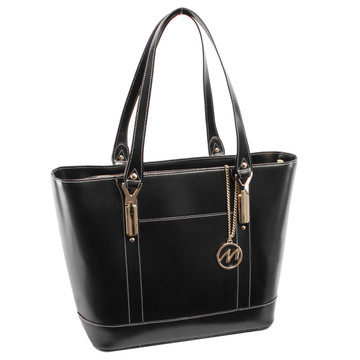 McKleinUSA Leather Tablet Tote Bag with Emblem Gold Key Chain product image McKleinUSA Leather Tablet Tote Bag with Emblem Gold Key Chain product image