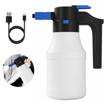 1.5L Electric Car Foam Sprayer, Battery Powered Foam Sprayer for Car Wash with USB Rechargeable Cordless Pump Foam Sprayer for Watering Garden Plants product image 1.5L Electric Car Foam Sprayer, Battery Powered Foam Sprayer for Car Wash with USB Rechargeable Cordless Pump Foam Sprayer for Watering Garden Plants product image