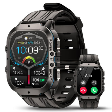 Smart Watch, Bluetooth Call(Answer/Make Call),1.95inch AMOLED HD Display,AI Voice Assistant,100+ Sport Mode,Compatible for Android/iOS Color Blue product image Smart Watch, Bluetooth Call(Answer/Make Call),1.95inch AMOLED HD Display,AI Voice Assistant,100+ Sport Mode,Compatible for Android/iOS Color Blue product image