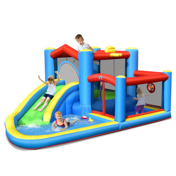 Kids' Inflatable Water Slide Bounce Castle (With or Without Blower) product image Kids' Inflatable Water Slide Bounce Castle (With or Without Blower) product image