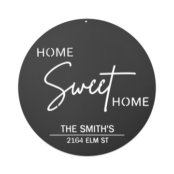 Personalized 'Home Sweet Home' Modern Family Plaque product image Personalized 'Home Sweet Home' Modern Family Plaque product image