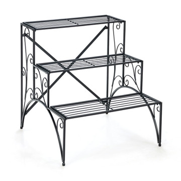 3-Tier Metal Scroll Plant Stand product image 3-Tier Metal Scroll Plant Stand product image