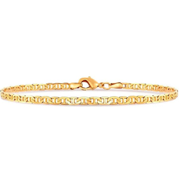10-Inch 18K-Gold-Plated Flat Mariner Anklet product image 10-Inch 18K-Gold-Plated Flat Mariner Anklet product image