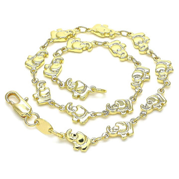 18K Gold-Filled High-Polish 10-Inch Elephant Link Anklet product image 18K Gold-Filled High-Polish 10-Inch Elephant Link Anklet product image