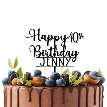 Personalized Birthday Cake Topper product image Personalized Birthday Cake Topper product image