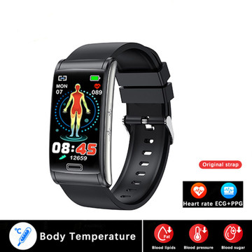 Blood Glucose Monitor Health Smart Watch Men Ecg+Ppg Blood Pressure Measurement Ip68 Waterproof Sport Ladies Smartwatch product image Blood Glucose Monitor Health Smart Watch Men Ecg+Ppg Blood Pressure Measurement Ip68 Waterproof Sport Ladies Smartwatch product image