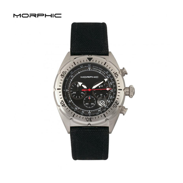 Morphic M53 Chronograph Fiber-Weaved Leather-Band Watch product image Morphic M53 Chronograph Fiber-Weaved Leather-Band Watch product image