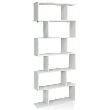 6-Tier S-Shaped Bookshelf Storage Display product image 6-Tier S-Shaped Bookshelf Storage Display product image