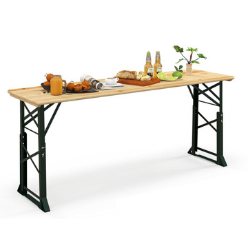 Goplus 5.5 Ft Outdoor Folding Wood Picnic Table product image