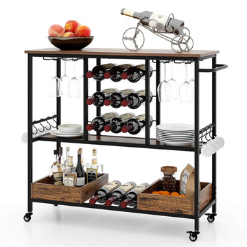 3-Tier Home Serving Cart on Wheels  product image 3-Tier Home Serving Cart on Wheels  product image