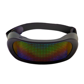 Bluetooth Luminous Glasses, LED Glasses Changeable, APP Controlled Smart Luminous Glasses, for Parties, Birthdays, Bars, Festivals, Can Display Text, Animation product image Bluetooth Luminous Glasses, LED Glasses Changeable, APP Controlled Smart Luminous Glasses, for Parties, Birthdays, Bars, Festivals, Can Display Text, Animation product image