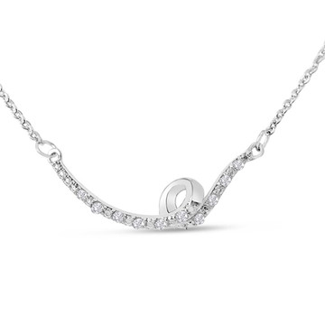 0.07-Carat Diamond Bar Swirl Necklace product image 0.07-Carat Diamond Bar Swirl Necklace product image