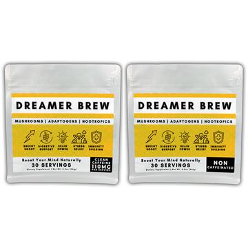 Dreamer Brew™ Coffee Alternative, 30 Servings (With & without Caffeine) product image