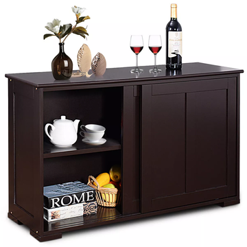 Kitchen Storage Cabinet Sideboard Buffet with Sliding Door product image Kitchen Storage Cabinet Sideboard Buffet with Sliding Door product image