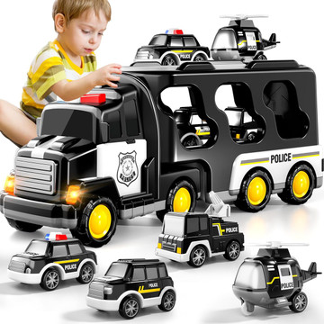 Toddler Police Truck Toys for Age 3+ Boys,5-in-1 Police Truck Toy for Toddlers,Truck Toys for Kids,Christmas Birthday Gifts for Girls Age 3+ product image Toddler Police Truck Toys for Age 3+ Boys,5-in-1 Police Truck Toy for Toddlers,Truck Toys for Kids,Christmas Birthday Gifts for Girls Age 3+ product image