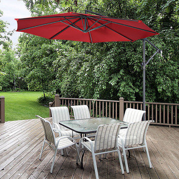 Goplus 10' Hanging Patio Umbrella Sun Shade product image Goplus 10' Hanging Patio Umbrella Sun Shade product image