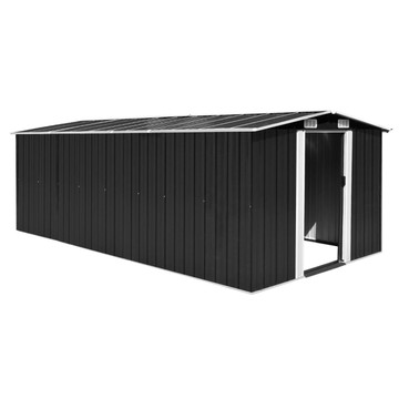 Garden Shed 101.2"x192.5"x71.3" Metal Anthracite product image Garden Shed 101.2"x192.5"x71.3" Metal Anthracite product image