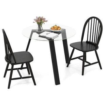 3-Piece Round Table Dining Set with Chairs product image
