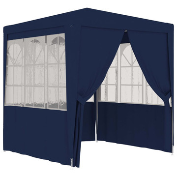 Professional Party Tent with Side Walls 8.2'x8.2' Blue 0.3 oz/ft² product image