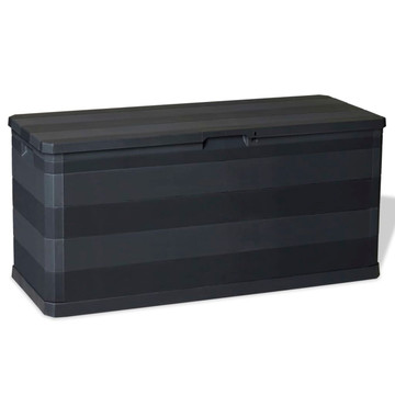 Patio Storage Box Black 46.1"x17.7"x22" product image