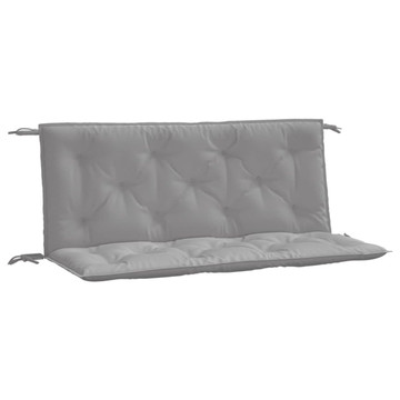 Garden Bench Cushion Gray 47.2"x(19.7"+19.7")x2.8" Oxford Fabric product image