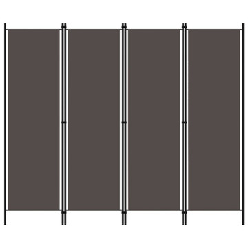 4-Panel Room Divider Anthracite 78.7"x70.9" product image