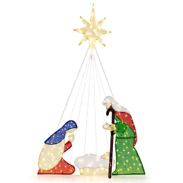 6ft Lighted Nativity Scene Decoration product image 6ft Lighted Nativity Scene Decoration product image