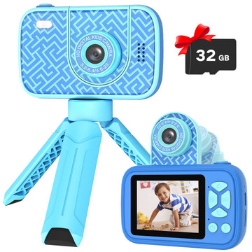 Camera Toys for Kids Ages 3-12,Kids Camera with Flip Lens for Selfie and Video,HD Digital Camera,Christmas Birthday Party Gifts,Blue product image Camera Toys for Kids Ages 3-12,Kids Camera with Flip Lens for Selfie and Video,HD Digital Camera,Christmas Birthday Party Gifts,Blue product image