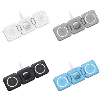 Aduro PowerUp Trinity 3-in-1 Wireless Charging Station for Apple Devices product image