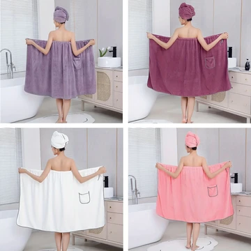 Bath Towel Wrap & Hair Towel Wrap Set product image