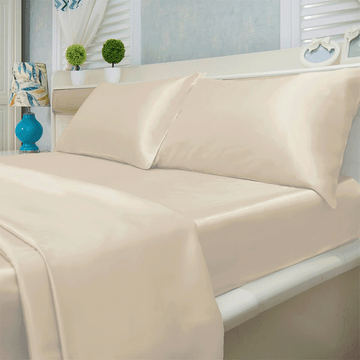 90GSM Silky-Soft Satin Sheet Set (4-Piece) product image