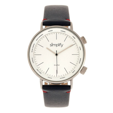Simplify® The 3300 Leather-Band Watch product image Simplify® The 3300 Leather-Band Watch product image