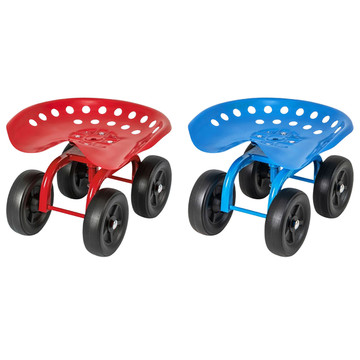 Garden Rolling Work Seat with 360° Swivel and Adjustable Height product image Garden Rolling Work Seat with 360° Swivel and Adjustable Height product image