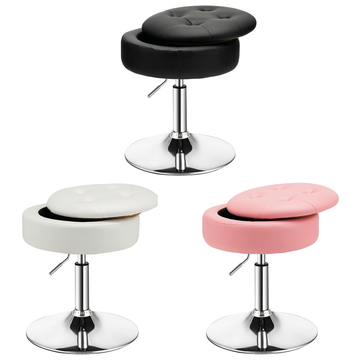 Adjustable 360° Swivel Storage Stool with Removable Tray product image Adjustable 360° Swivel Storage Stool with Removable Tray product image