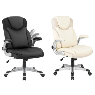 Ergonomic Office PU Leather Executive Chair with Flip-up Armresets product image