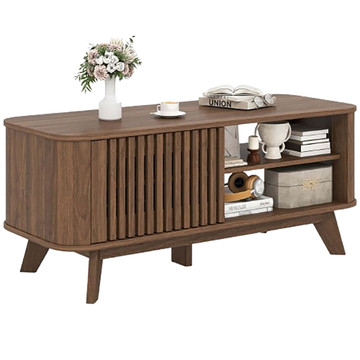 Rectangular Coffee Table with Storage and Adjustable Shelves product image Rectangular Coffee Table with Storage and Adjustable Shelves product image